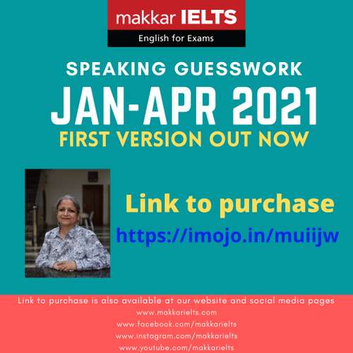makkar ielts speaking january to april 2021 first version pdf free download
