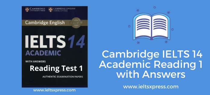 cambridge ielts 14 academic reading test 1 with answers