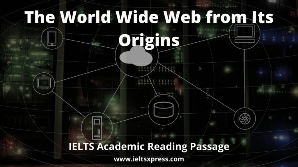 The World Wide Web from Its Origins ielts academic reading
