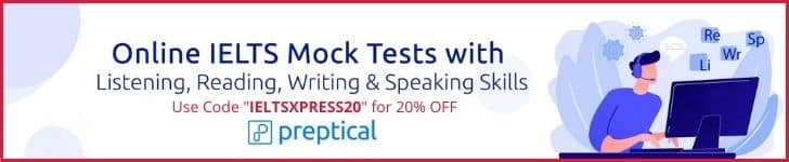 Get 20% off on ielts mock test use code ieltsxpress20
