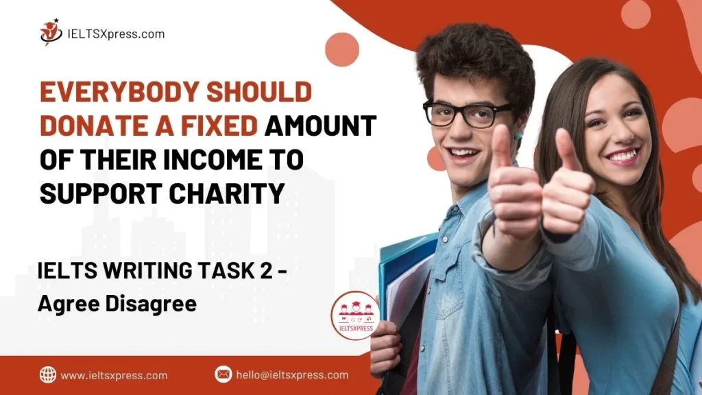 Everybody Should Donate a Fixed Amount of Their Income to Support Charity