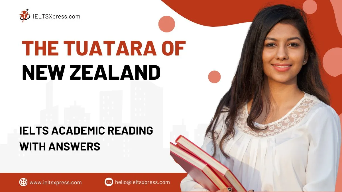 The Tuatara of New Zealand Reading Answers